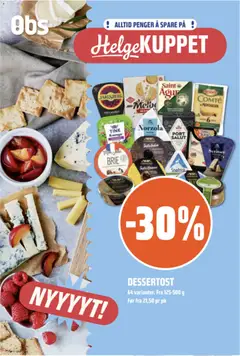 Forhåndsvisning av Coop Obs kundeavis Helgemat Kuppet gyldig fra 22/10/2026