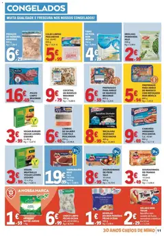 Pré-visualização E.Leclerc folheto válido de 14.05.2026 | Página: 11 | Produtos: Lulas, Polvo, Tamboril, Arroz