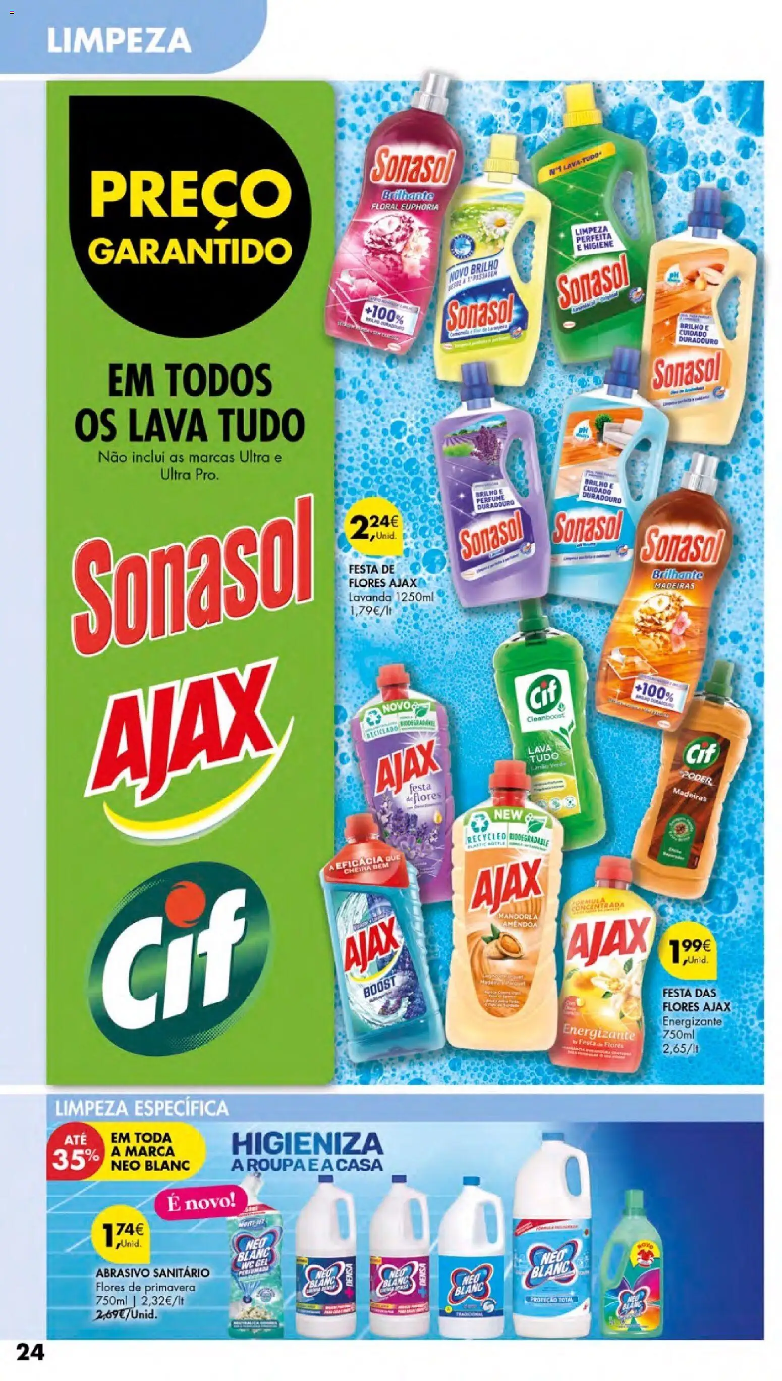 Pingo Doce Cuidados Pessoais e para o Lar │ válido de 24/09/2026 | Página: 24 | Produtos: Flores, Perfume, Madeiras