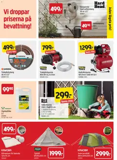 Jula erbjudanden - Förhandsvisning av reklamblad från butik Jula aktuell från 04.06.2026 | Sida: 3 | Produkter: Vattenslang, Vattenkanna, Trädgårdsslang