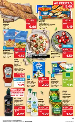 Náhled letáku Kaufland Německo leták od 15.05.2026 | Strana: 11 | Produkty: Salát, Forma, Avanti, Feta