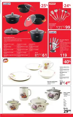 Ofertele Selgros valabile de la 04.09.2026 | Pagină: 7 | Produse: Tigaie, Grill, Bol, Cuțit