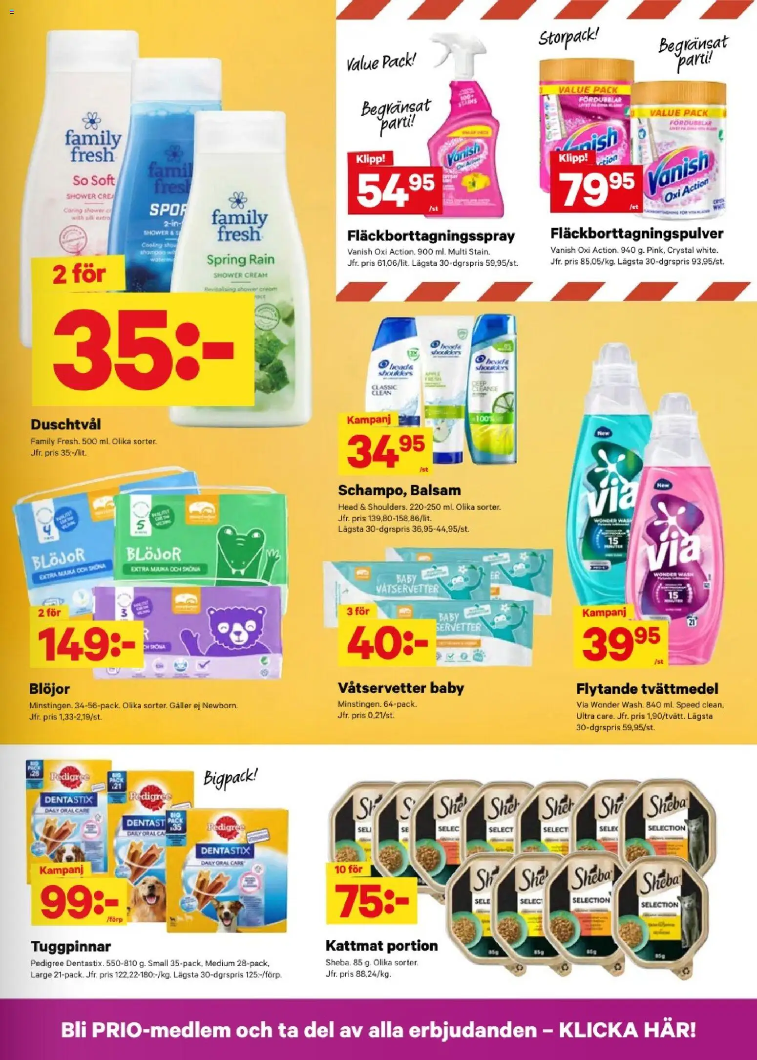 City Gross reklamblad aktuell från 07/09/2026 | Sida: 11 | Produkter: Duschtvål, Galler, Kattmat, Blöjor