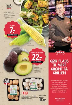 Meny - Tilbudsavis uge 30 gyldig fra 17/07/2026 | Side: 7 | Produkter: Champignon, Squash, Salat, Avocado