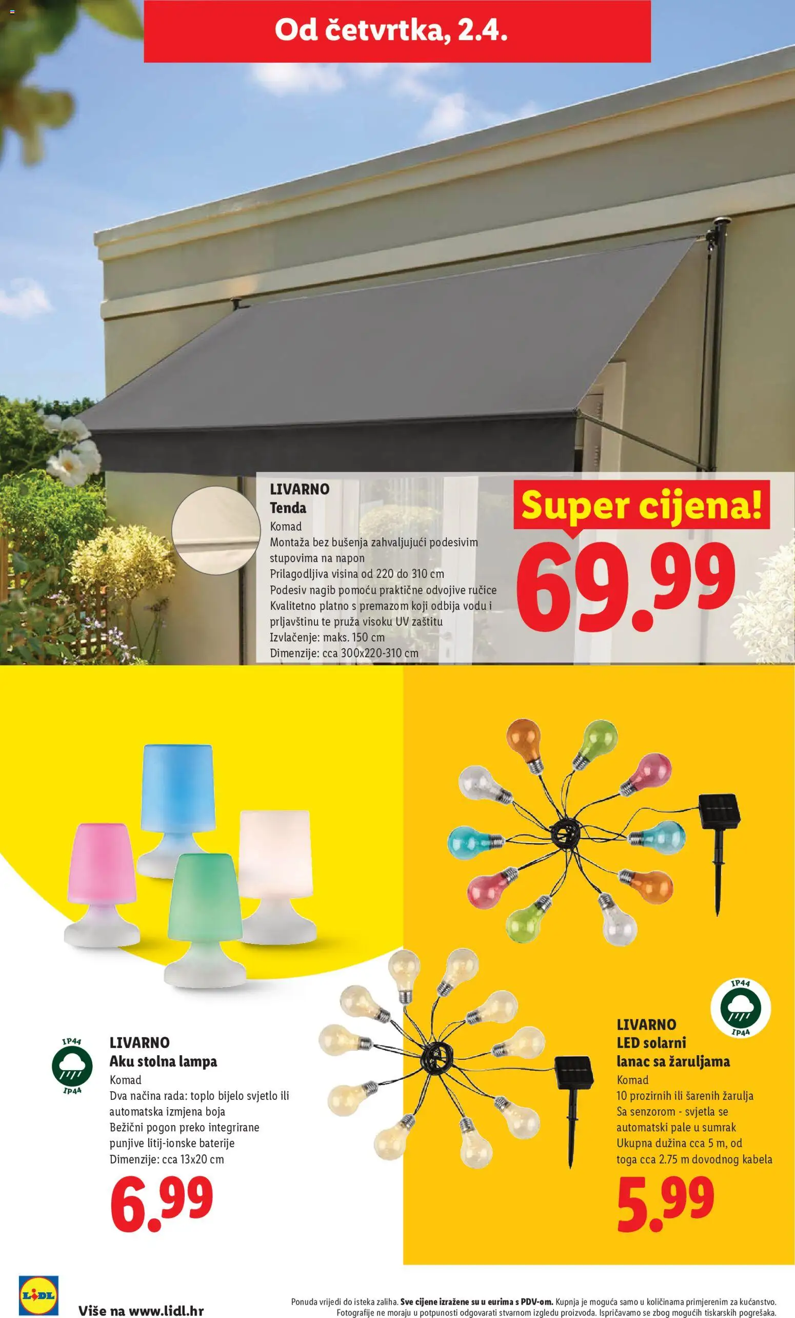Lidl katalog | vrijedi od 11.05.2026 | Stranica: 12 | Proizvodi: Tenda, Baterije