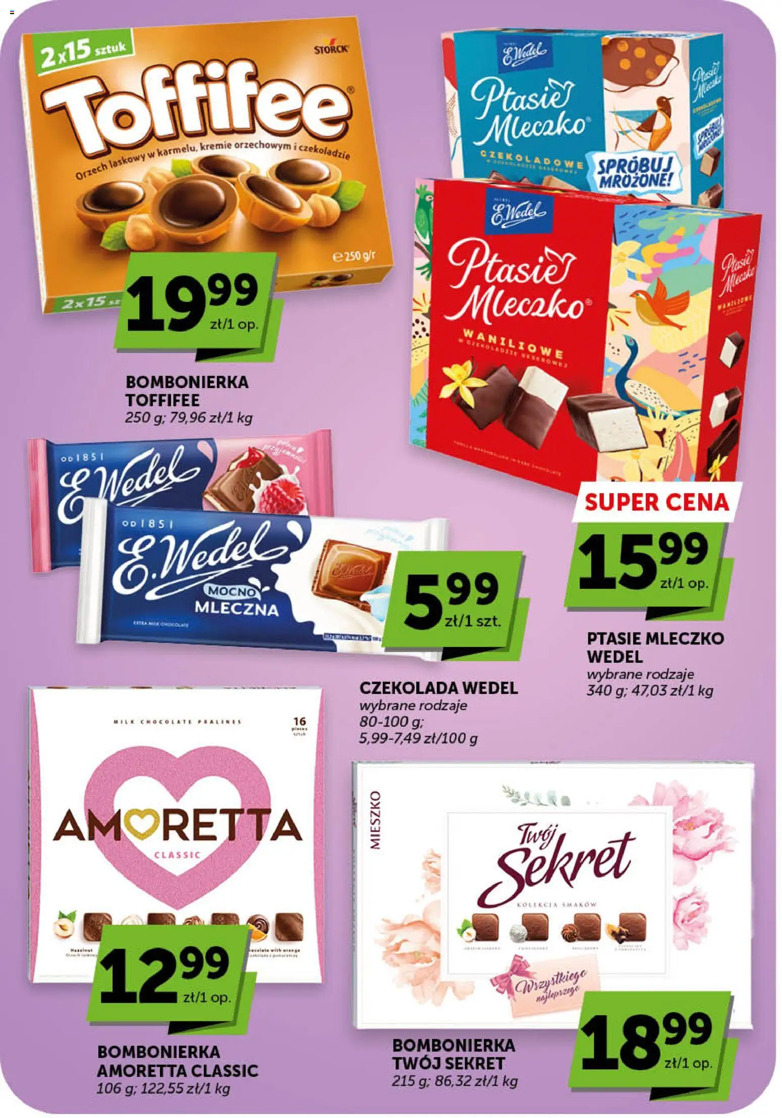 ABC gazetka od 14.05.2026 | Strona: 24 | Produkty: Bombonierka, Toffifee, Ptasie mleczko, Czekolada