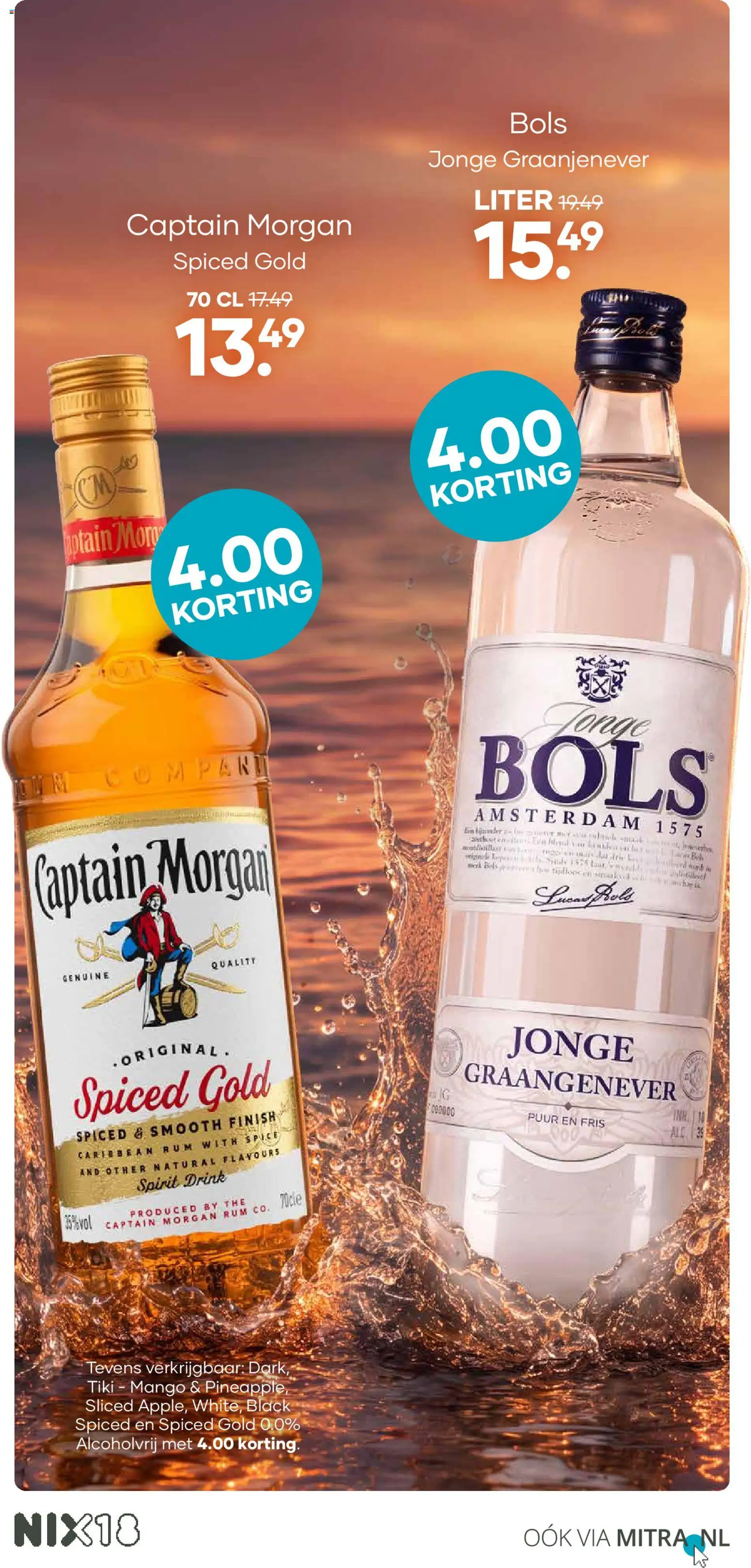 {H1} | Pagina: 21 | Producten: Rum, Captain Morgan, Mango
