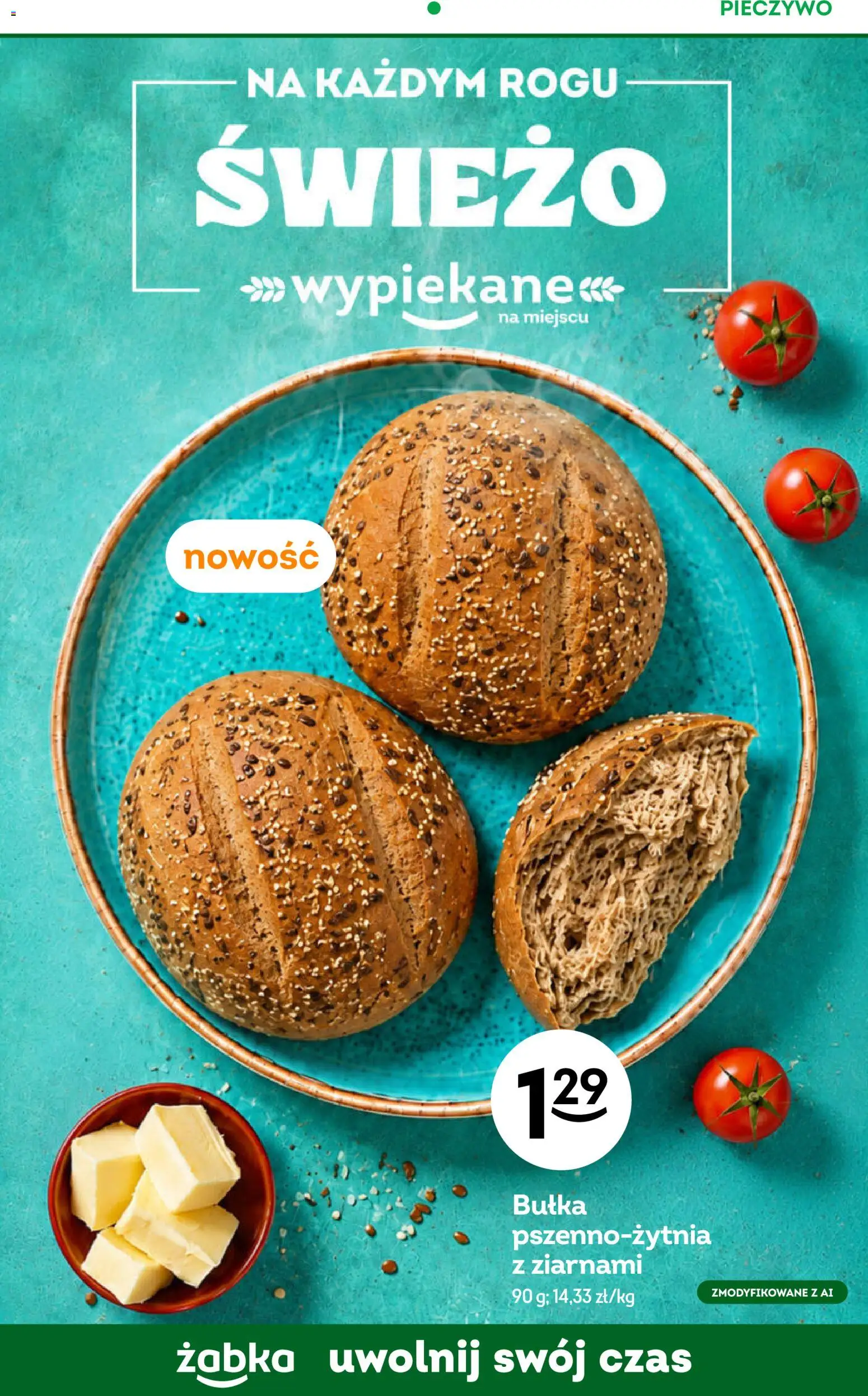 Żabka gazetka - Codzienne produkty od 09.09.2026 | Strona: 9 | Produkty: Pieczywo, Bułka