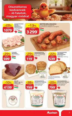 AUCHAN KEDVENC LIBA MÁJ KOVÁSZOS CIPÓ, Ft/db, 500 g, 1398 Ft/kg, 1078 Ft/kg - amely érvényes a következő dátumtól: 2026.10.22. | Oldal: 7