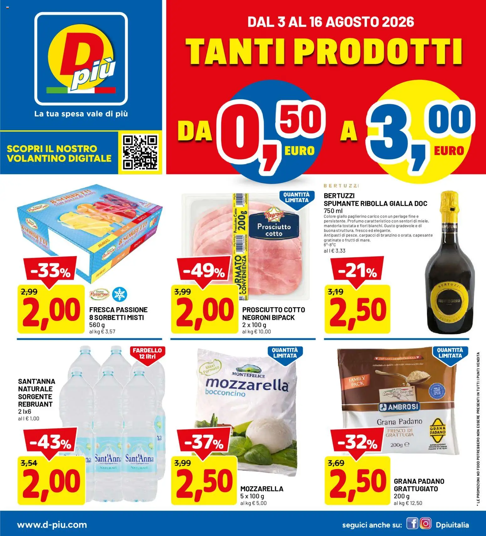 Volantino D Più del 03/08/2026 | Pagina: 1