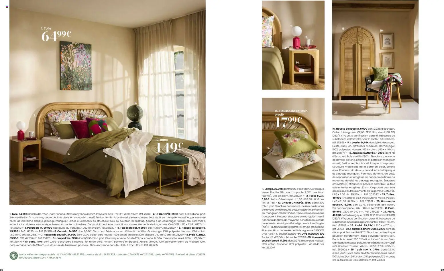 {H1} | Page: 49 | Produits: Porte, Matelas, Fauteuil, Tapis