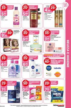 Pré-visualização Intermarché folheto válido de 11.06.2026 | Página: 39 | Produtos: Agua, Iluminador, Shampoo, Água micelar