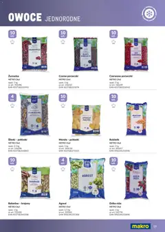 Pogląd oferty "Makro gazetka - Mrożonki" - ważna od 01.05.2026 | Strona: 19 | Produkty: Morele, Śliwki, Żurawina, Owoce