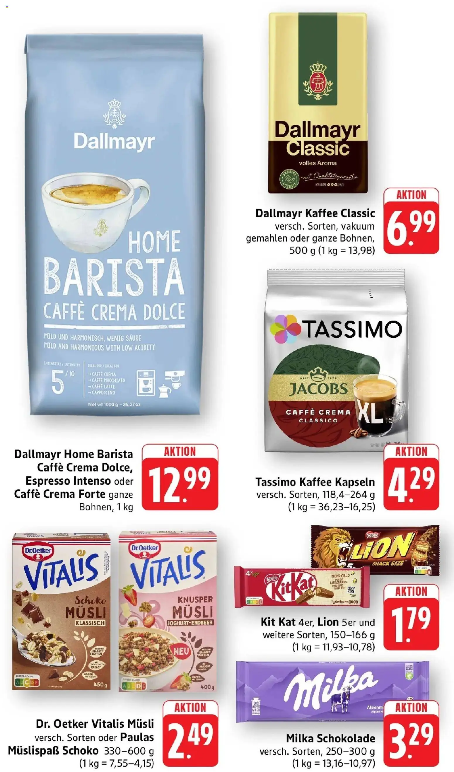 nah & gut Prospekt Gengenbach – gültig ab 17.08.2026 | Seite: 6 | Produkte: Musli, Schokolade, Milka, Dallmayr