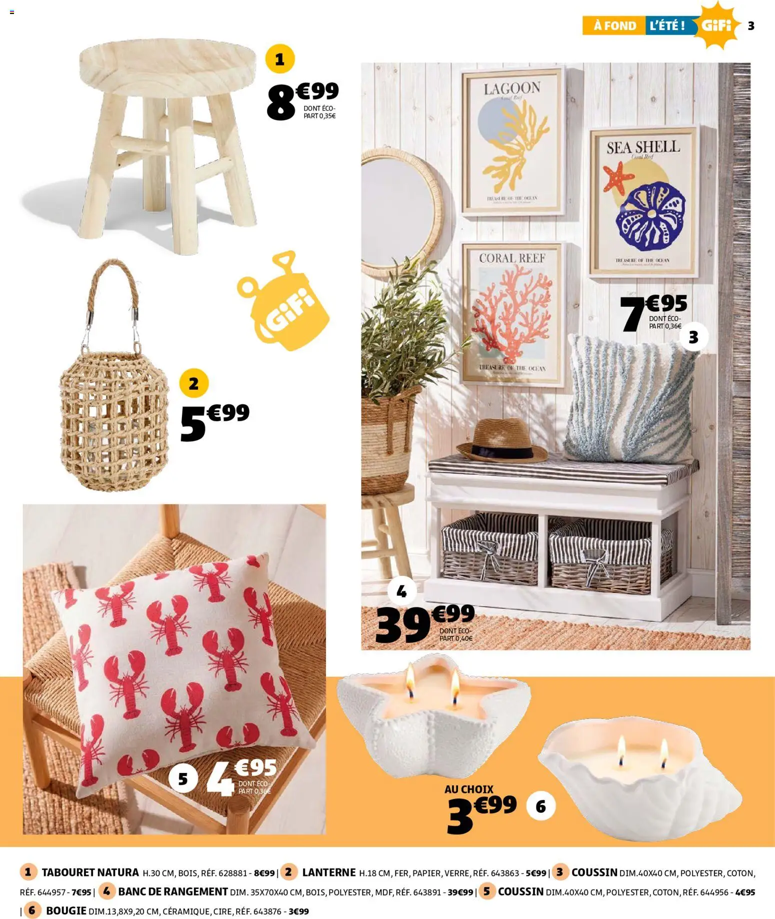 {H1} | Page: 3 | Produits: Banc de rangement, Thé