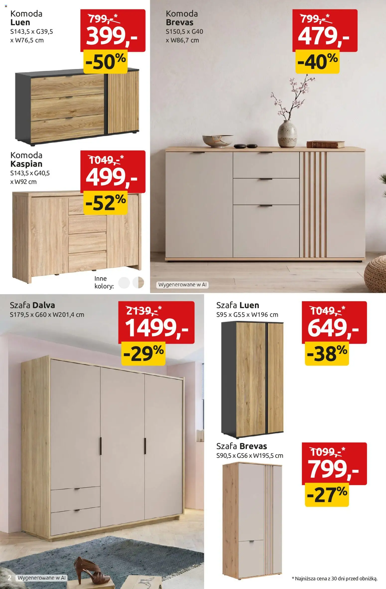 Black Red White promocje od 07.09.2026 | Strona: 2 | Produkty: Szafa, Komoda
