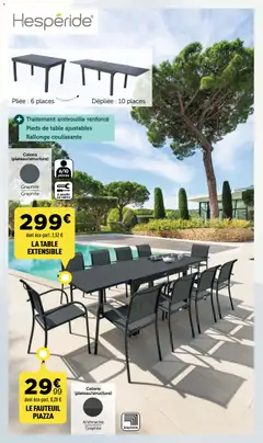 Centrakor - Prévisualisation de Centrakor catalogue valide à partir de 29/06/2026 | Page: 13 | Produits: Table extensible, Fauteuil, Table