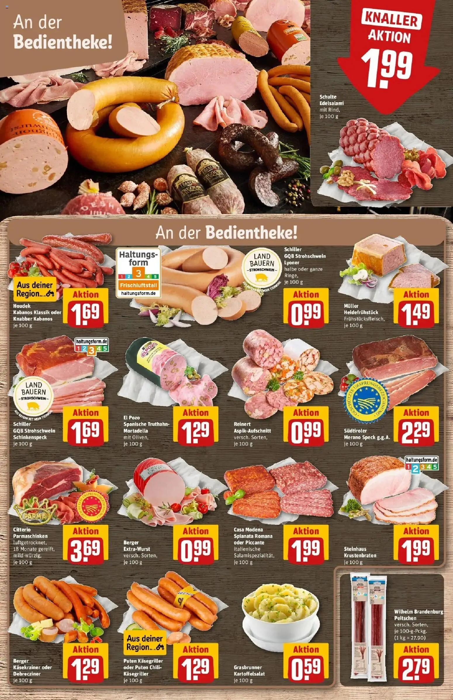 REWE Prospekt ab 17.08.2026 zum Blättern » Angebote | Seite: 12 | Produkte: Käsekrainer, Krustenbraten, Chili