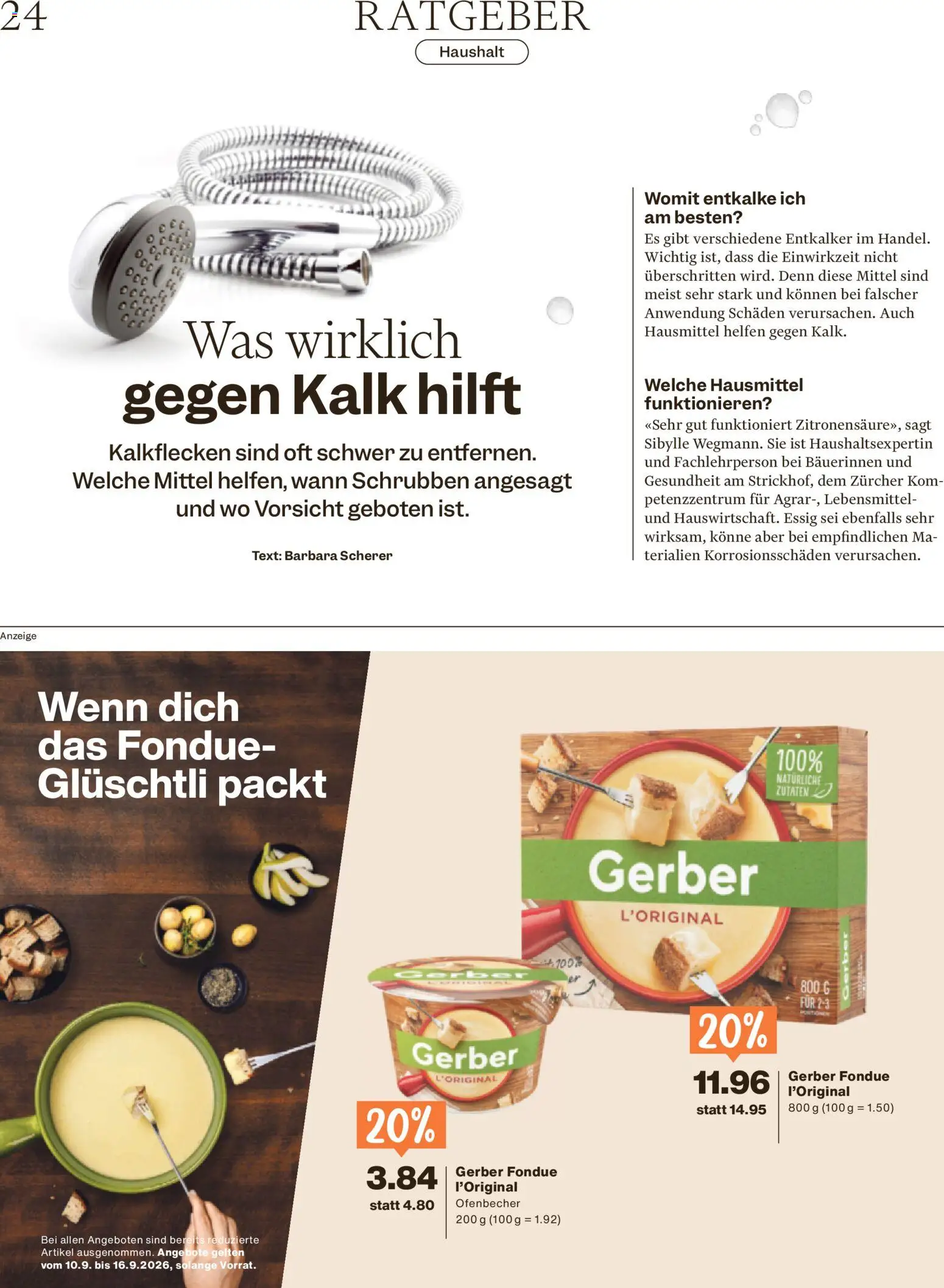 Migros aktionen Magazin – gültig ab 09.09.2026 | Seite: 24