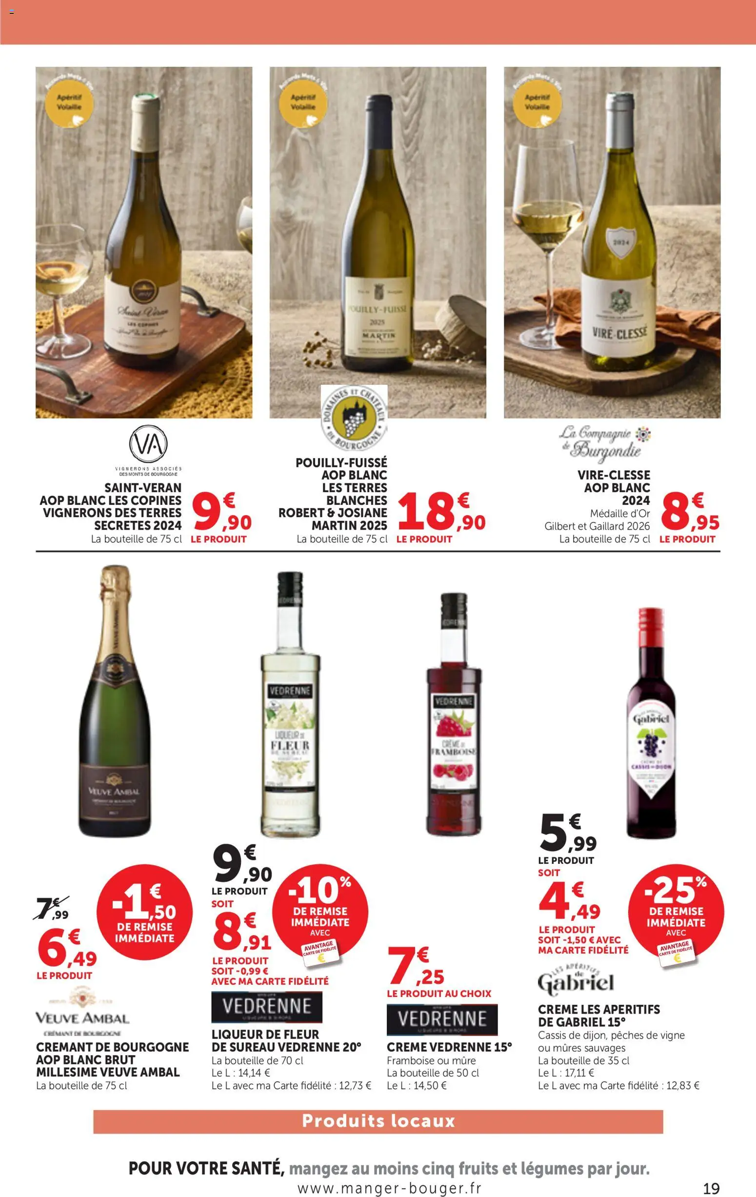 {H1} | Page: 19 | Produits: Cassis, Framboise, Liqueur, Crème