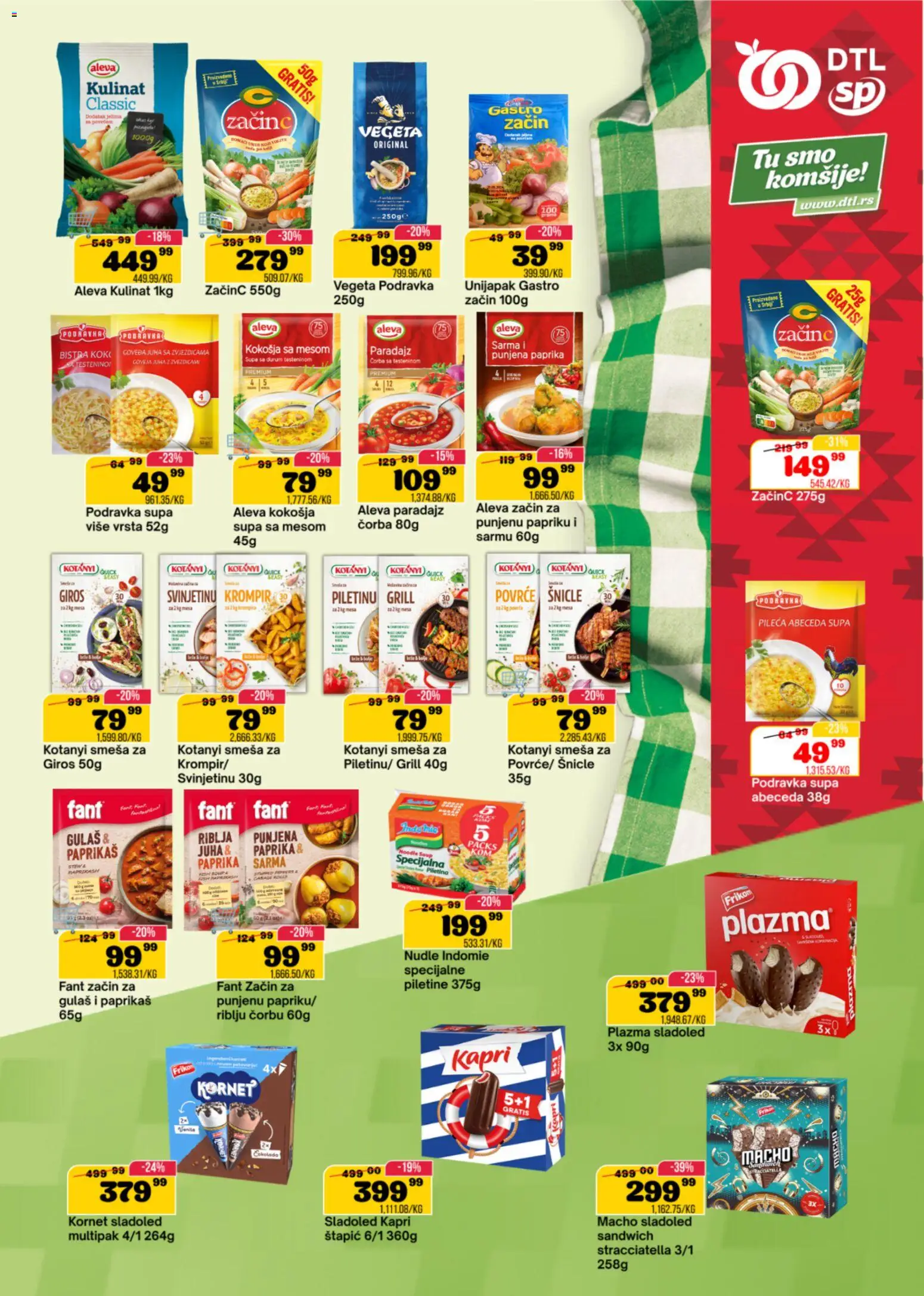 Senta Promet katalog - važi od 12.08.2026 | Strana: 9 | Proizvode: Paprika, Supe, Piletina, Paradajz