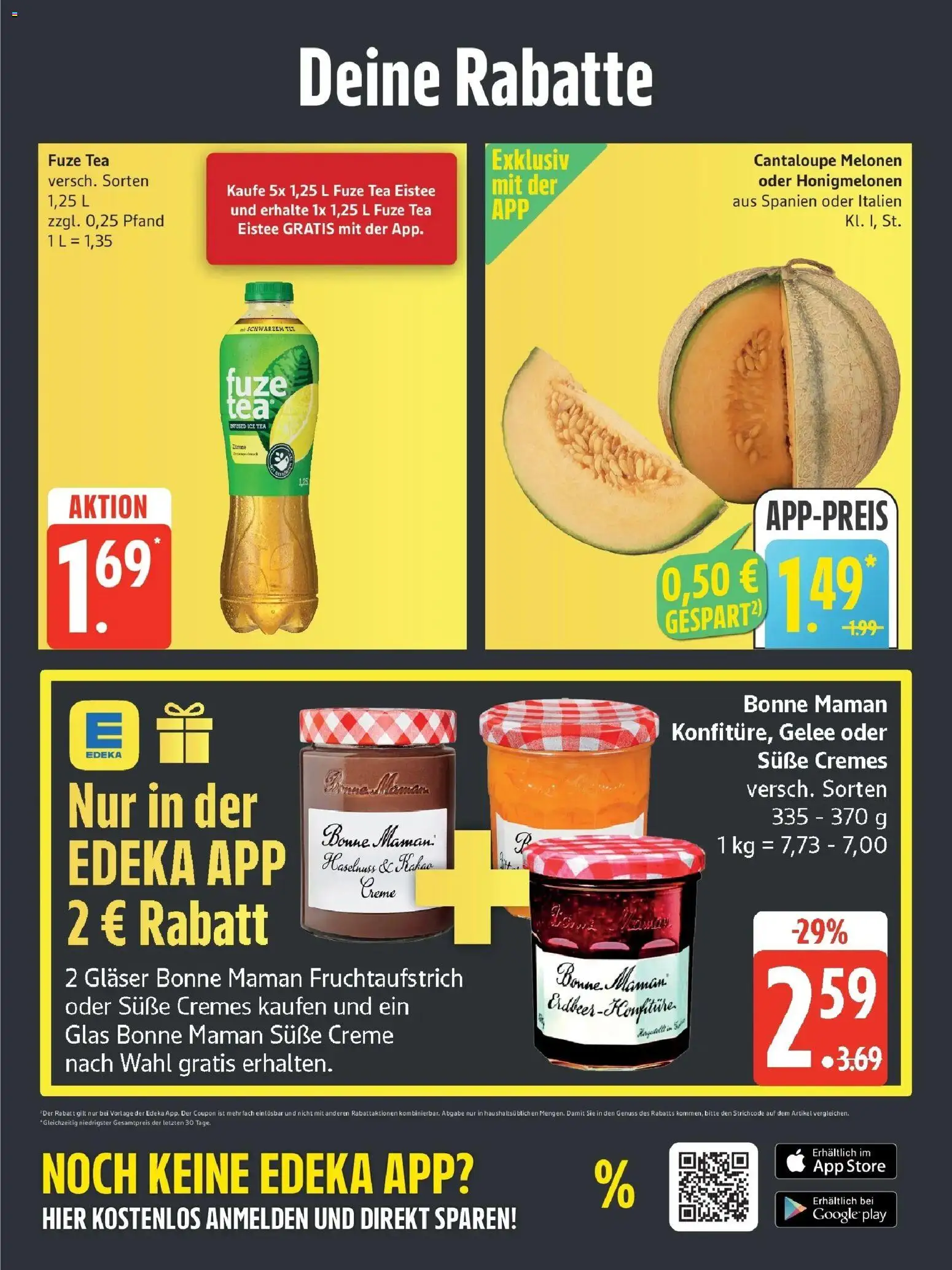 Edeka Prospekt Güstrow (ab 10.08.2026) » Angebote Online | Seite: 5 | Produkte: Fuze tea, Creme, Bonne maman