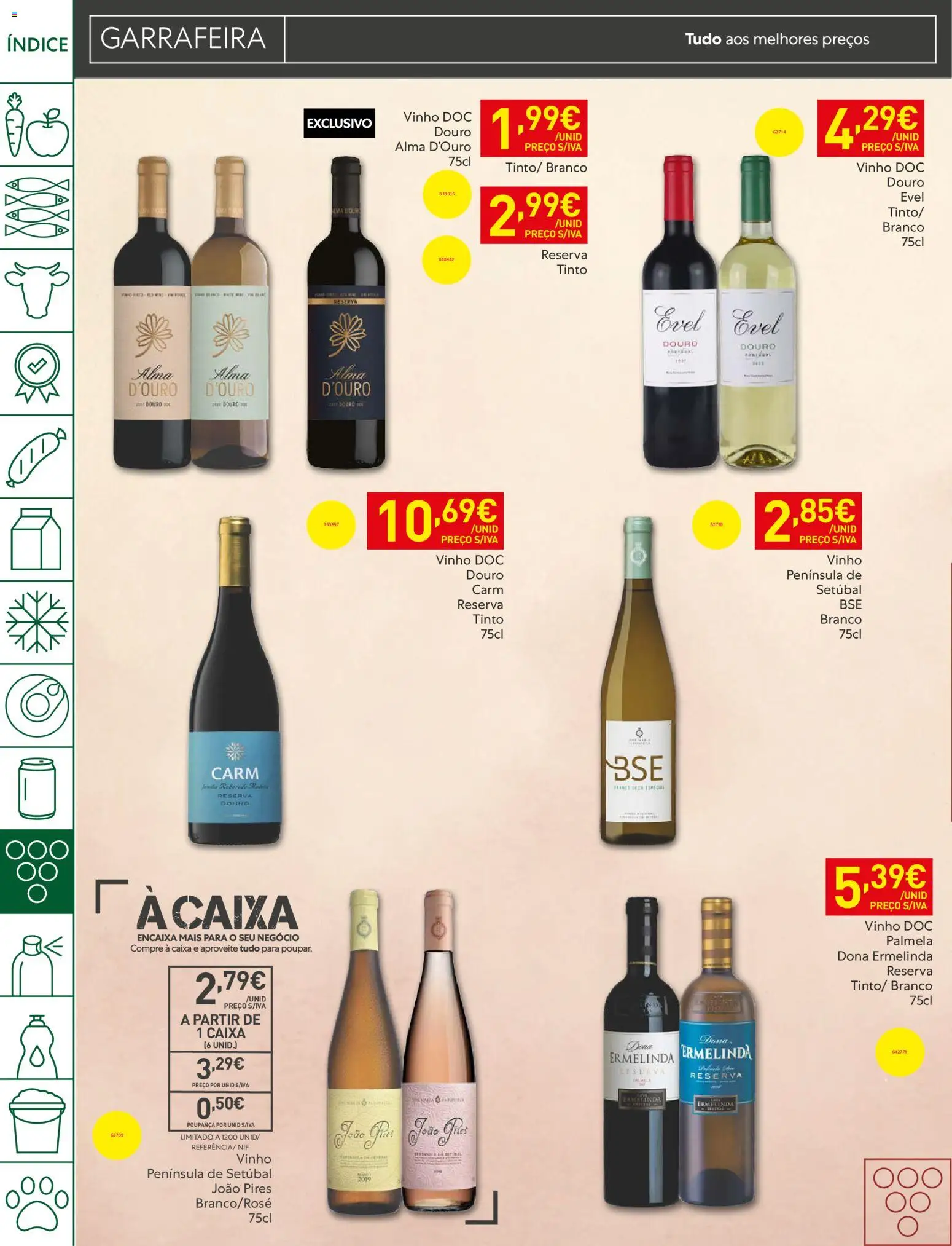 Recheio Folheto Madeira │ válido de 19.05.2026 | Página: 38 | Produtos: Caixa, Vinho