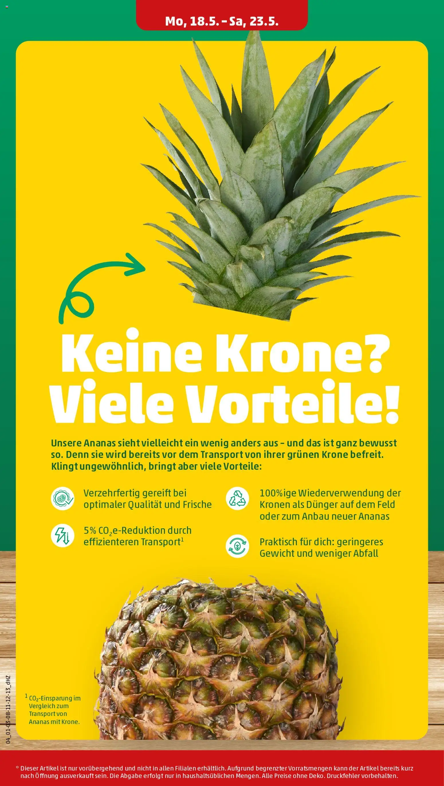 Penny Prospekt 	 – gültig ab 18.05.2026 | Seite: 6 | Produkte: Gewicht, Ananas