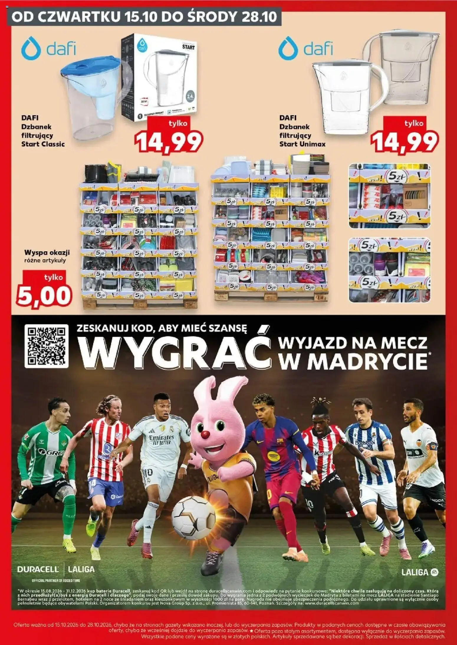 Kaufland gazetka - Złap Okazje od 15.10.2026 - od jutra PDF | Strona: 16 | Produkty: Dzbanek, Baterie, Dzbanek filtrujący, Gazety