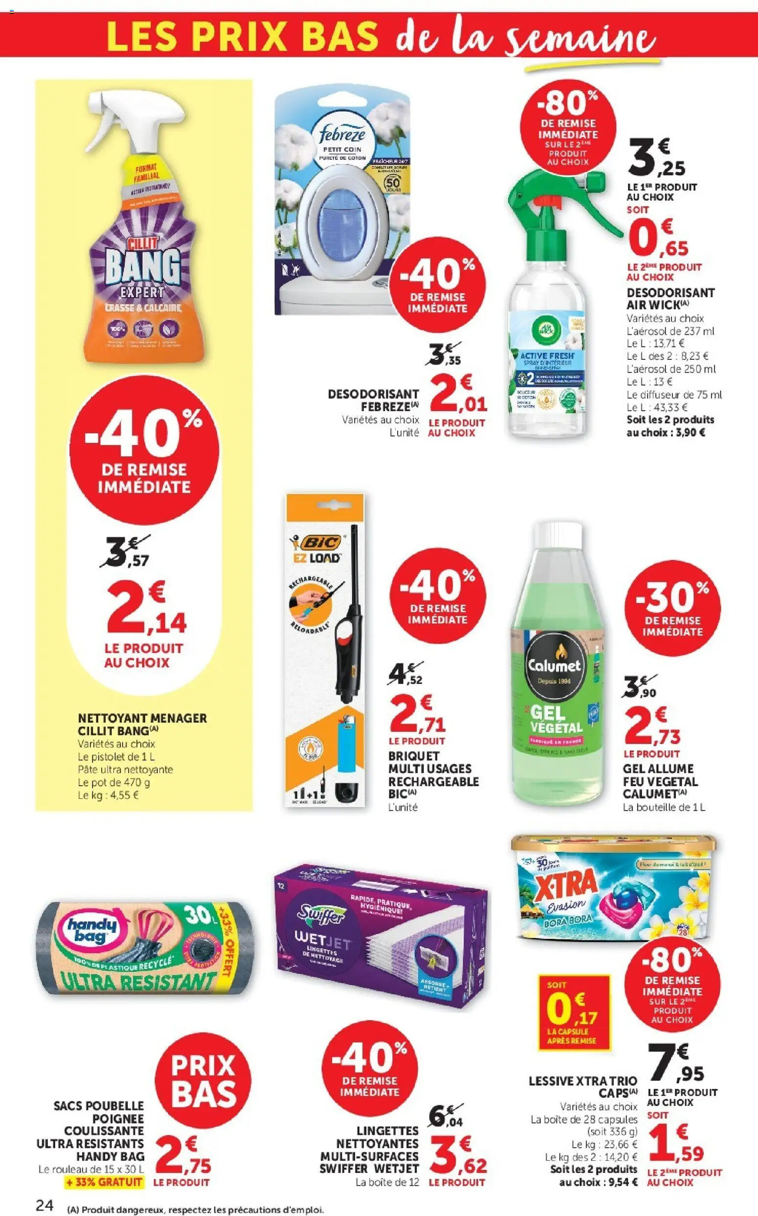 {H1} | Page: 24 | Produits: Swiffer Wetjet, Parfum, Rouleau, Lessive Xtra