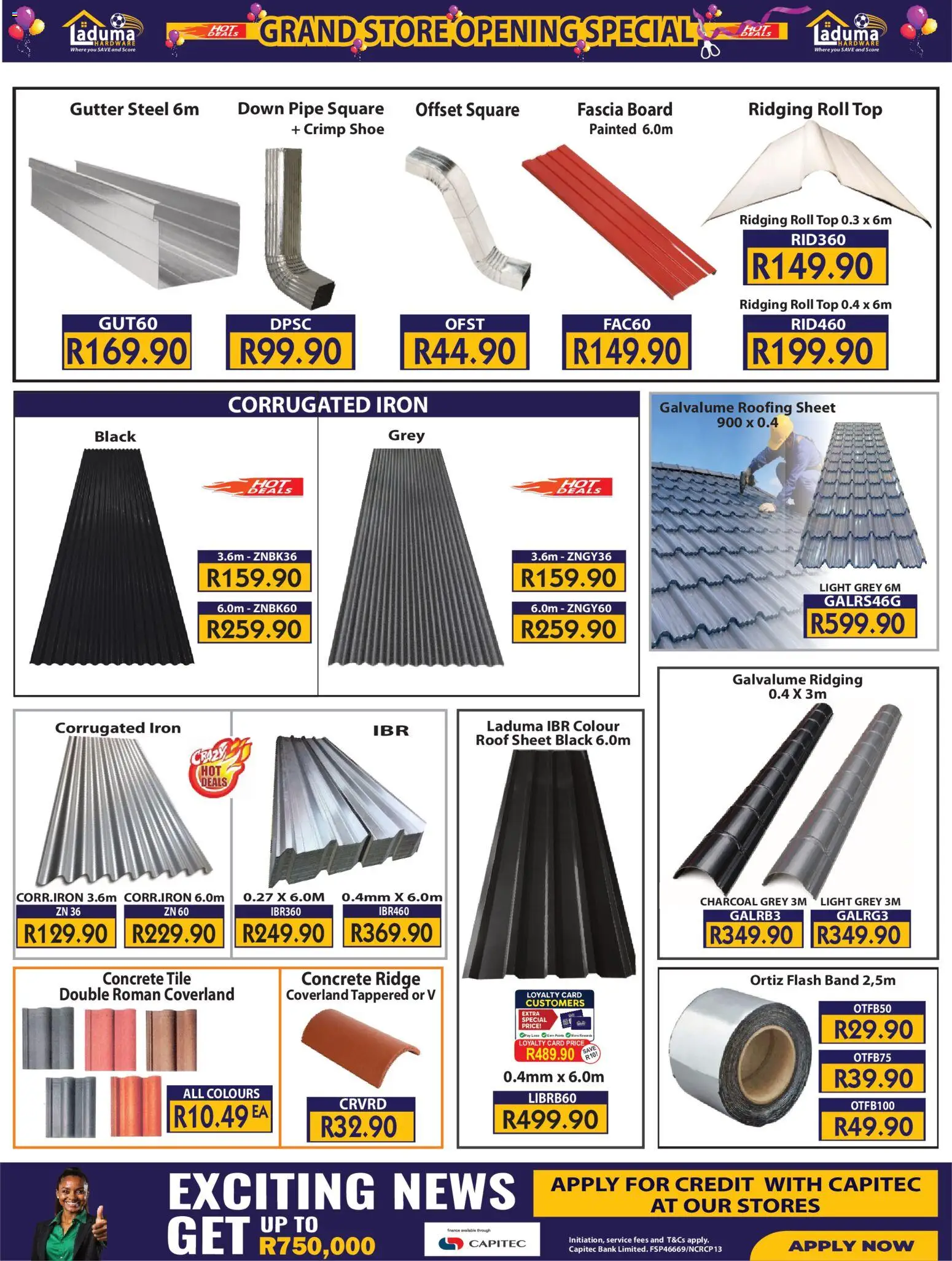 New Laduma Hardware catalogue – valid from 20/08/2026 | Page: 13 | Products: Iron, Light, Pipe