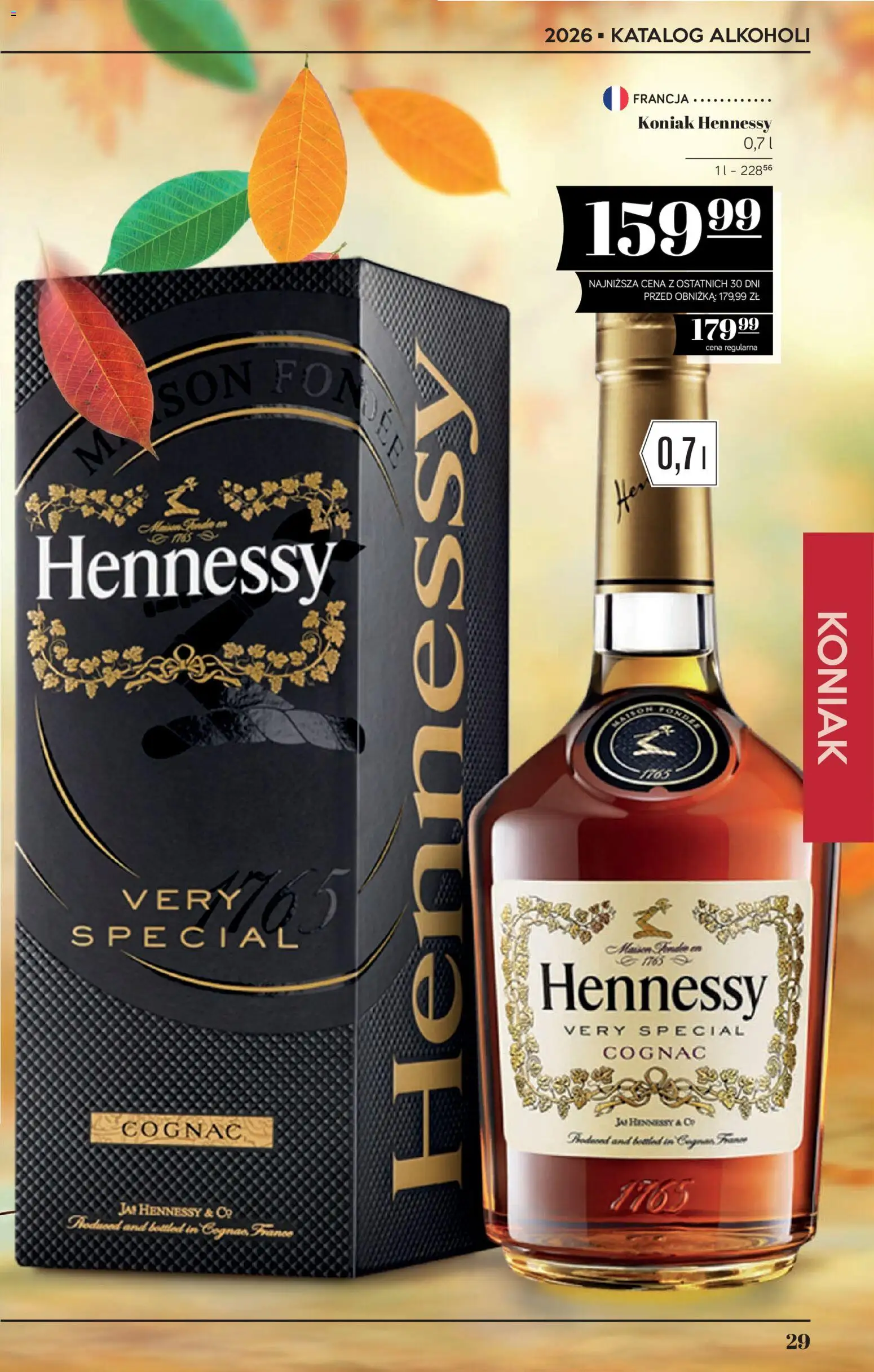 POLOmarket katalog - Alkoholi od 08.10.2026 | Strona: 29 | Produkty: Hennessy, Koniak