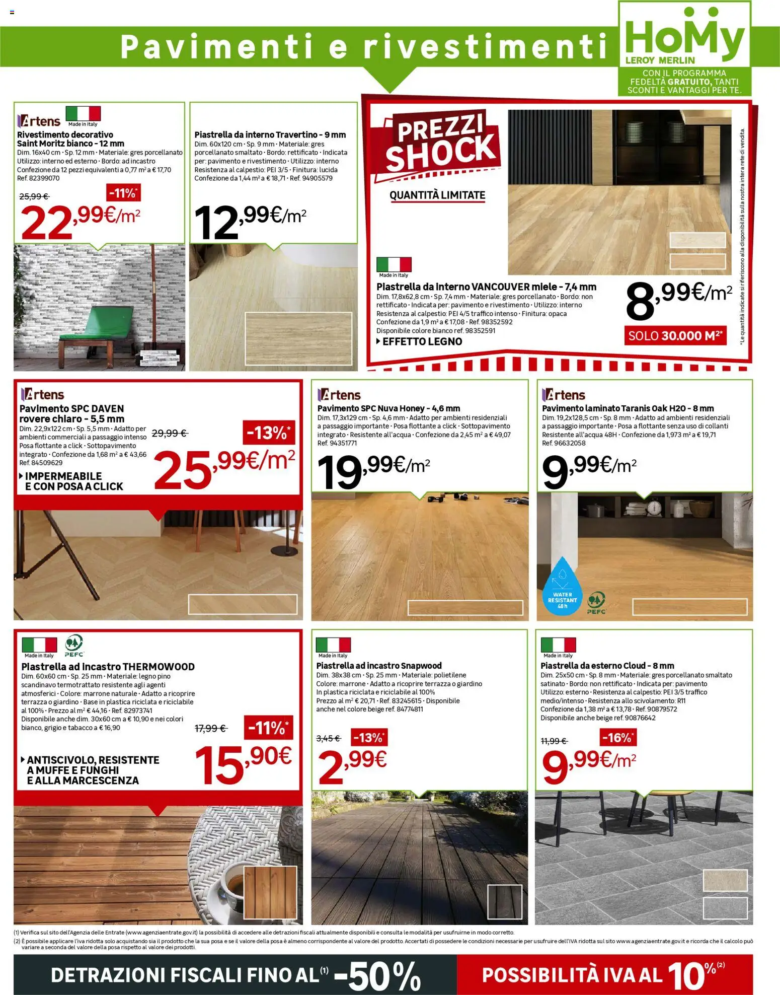 Volantino Leroy Merlin del 11.03.2026 | Pagina: 5 | Prodotti: Pavimento, Funghi, Miele