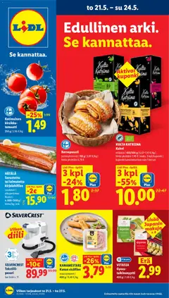 Lidl-mainoslehti voimassa 21.05.2026 alkaen