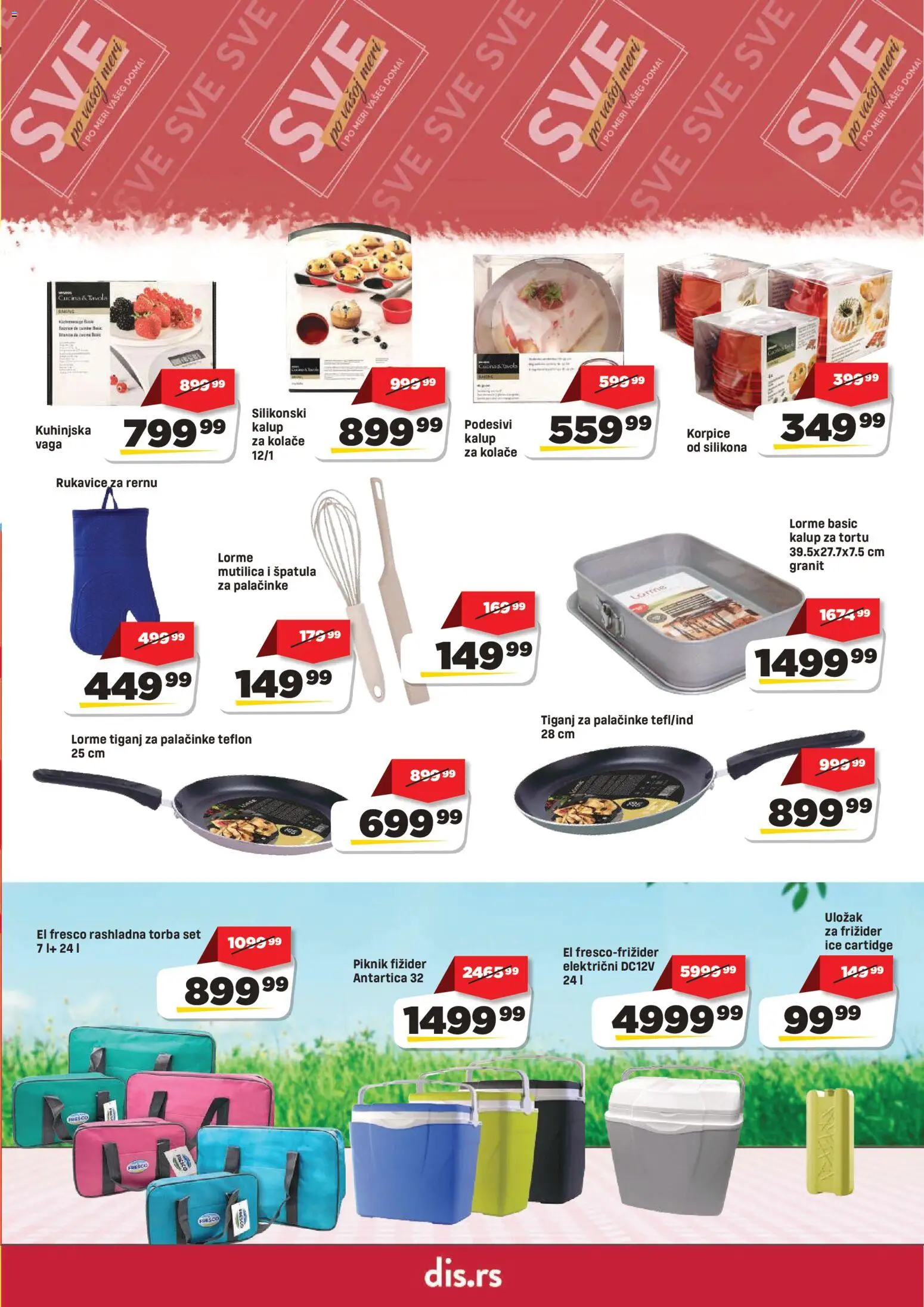 Super DIS katalog - važi od 30.07.2026 | Strana: 21 | Proizvode: Rukavice, Torba, Frižider, Palačinke