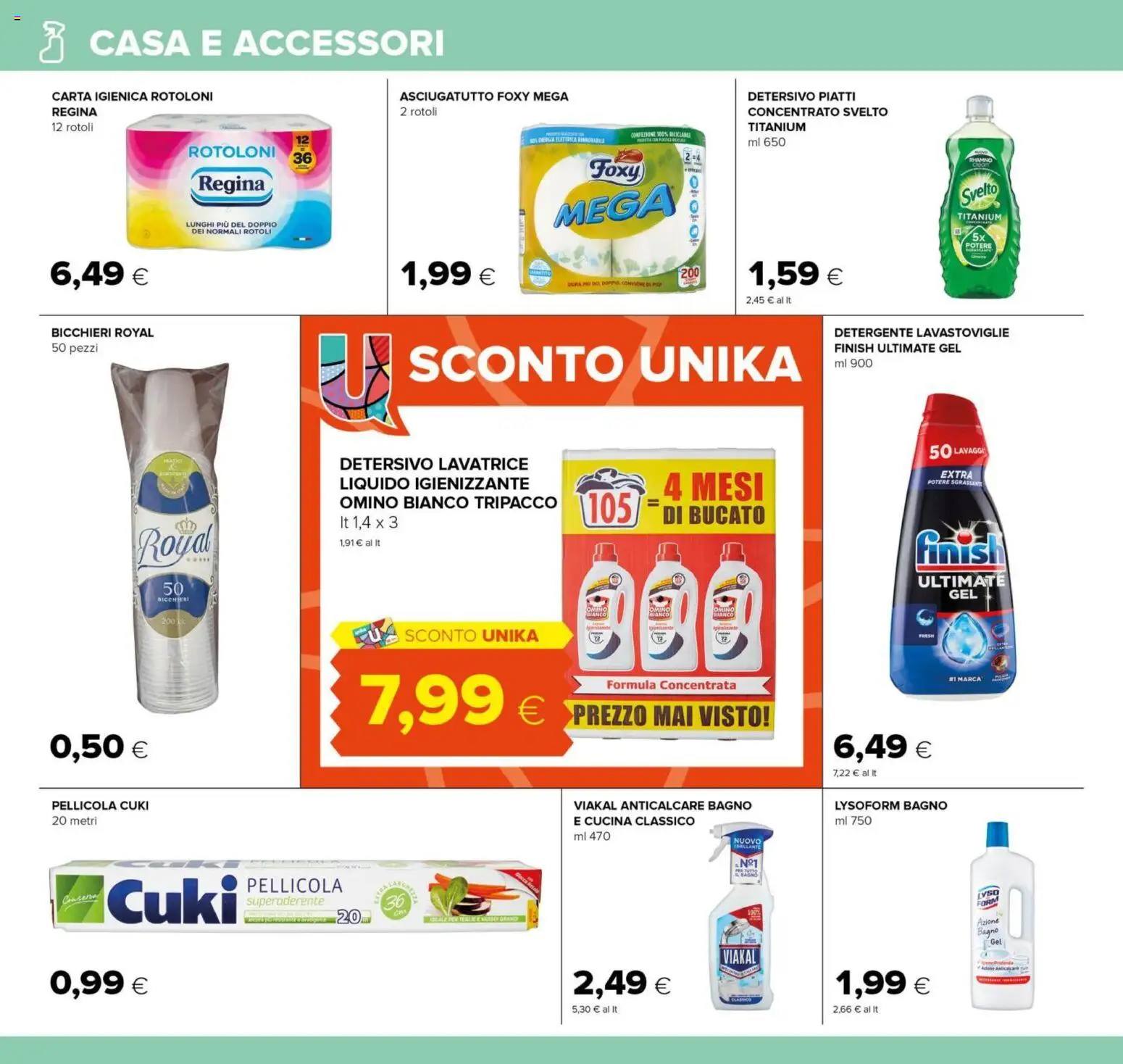 Volantino Oasi del 21/08/2026 | Pagina: 28 | Prodotti: Detergente, Piatti, Lavatrice, Lavastoviglie