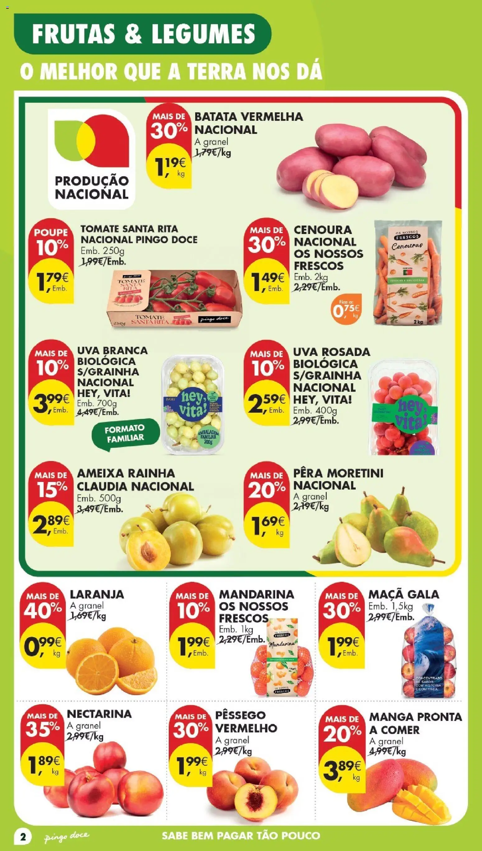 Pingo Doce Poupe Esta Semana Madeira │ válido de 28/07/2026 | Página: 2 | Produtos: Batata, Maça, Tomate, Cenoura