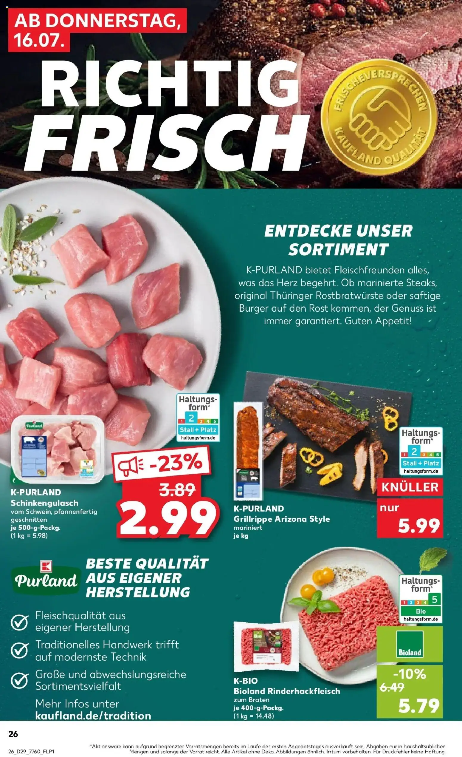 Kaufland Prospekt Waldkraiburg – gültig ab 13.07.2026 | Seite: 35 | Produkte: Burger