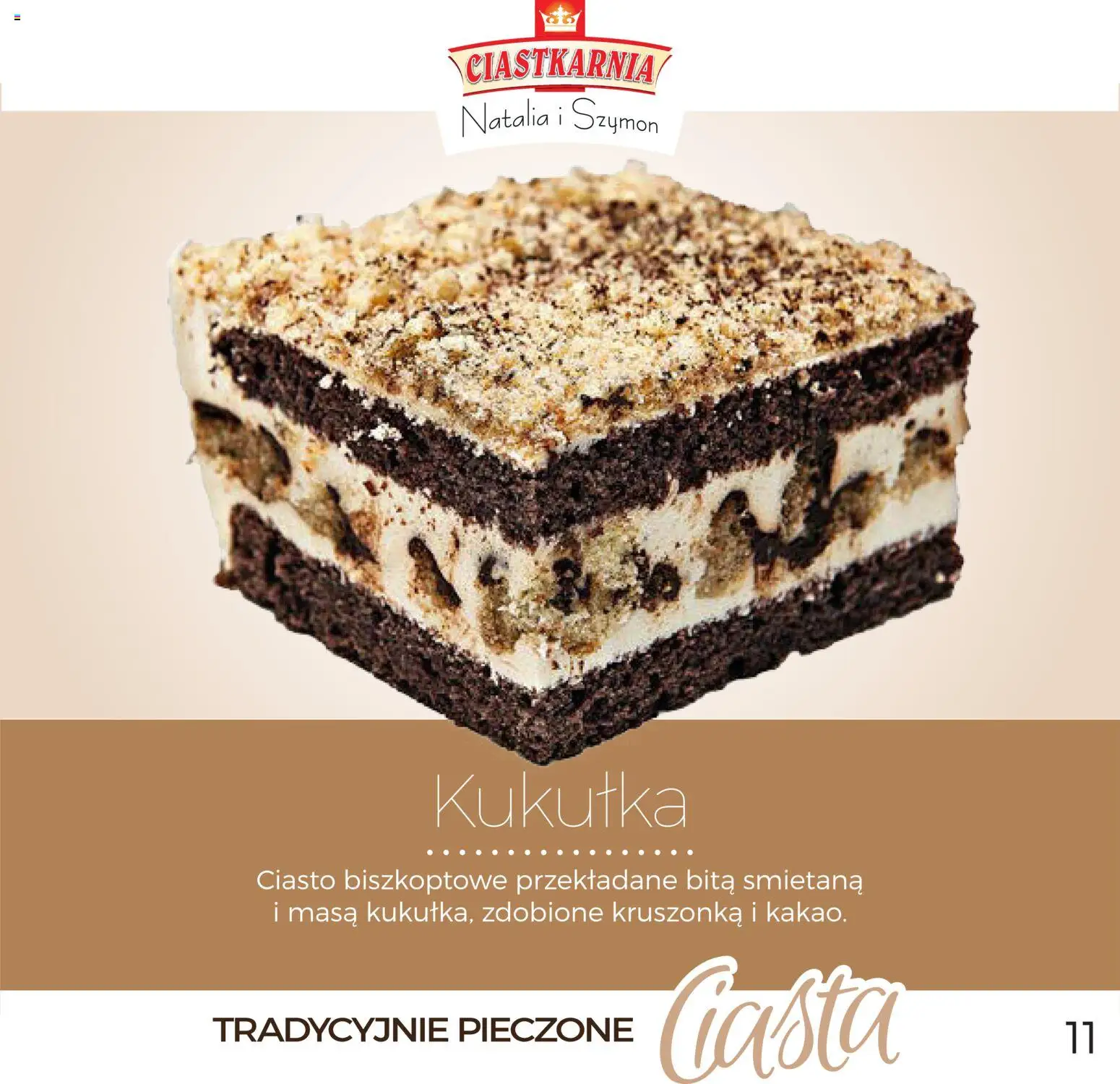 Topaz Gazetka - Ciasta od 01.12.2025 | Strona: 11 | Produkty: Ciasto karmelowe, Ciasto, Krowka