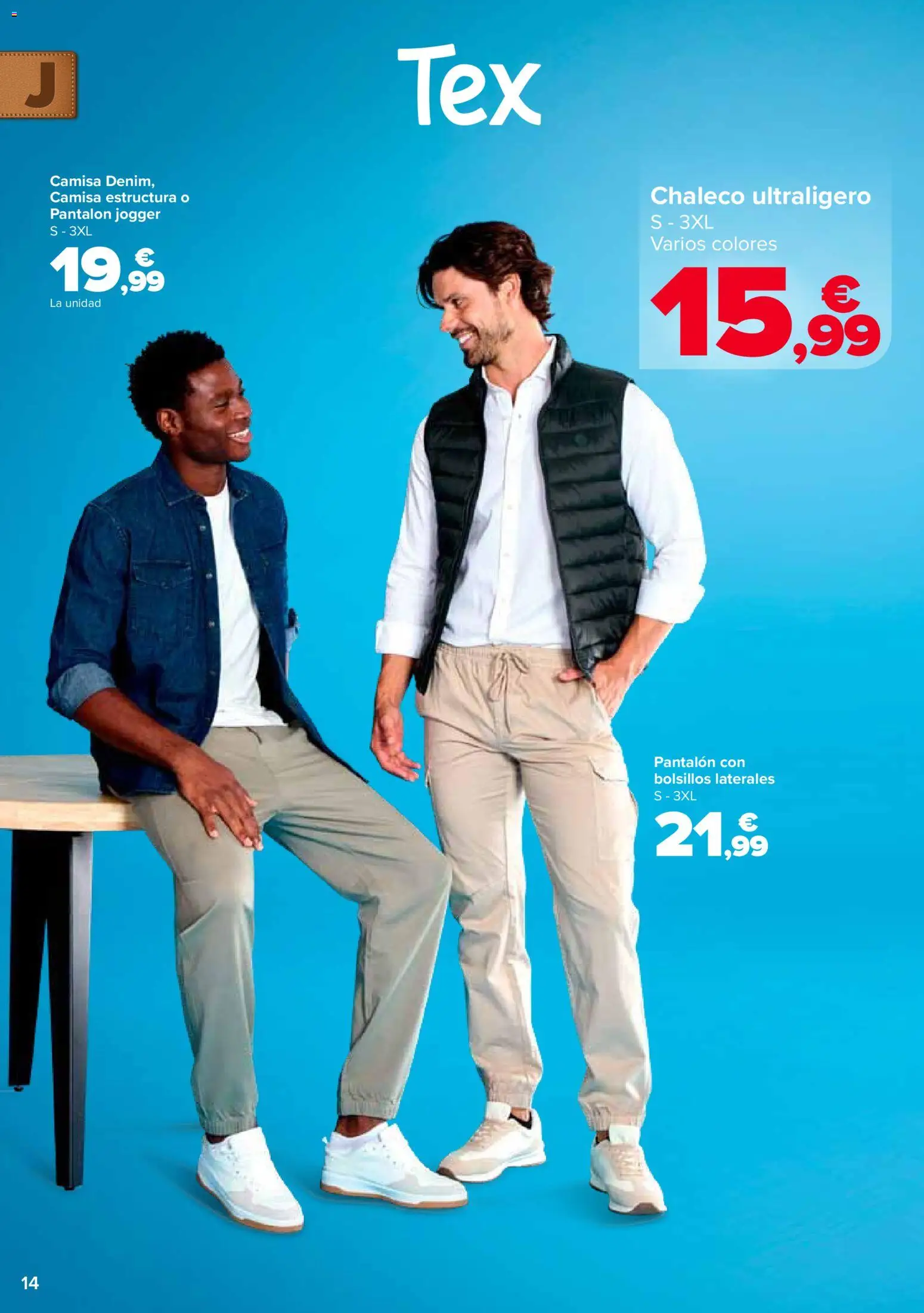 Carrefour Jeans │ válido desde el 27/08/2026 | Página: 14 | Productos: Camisa, Chaleco