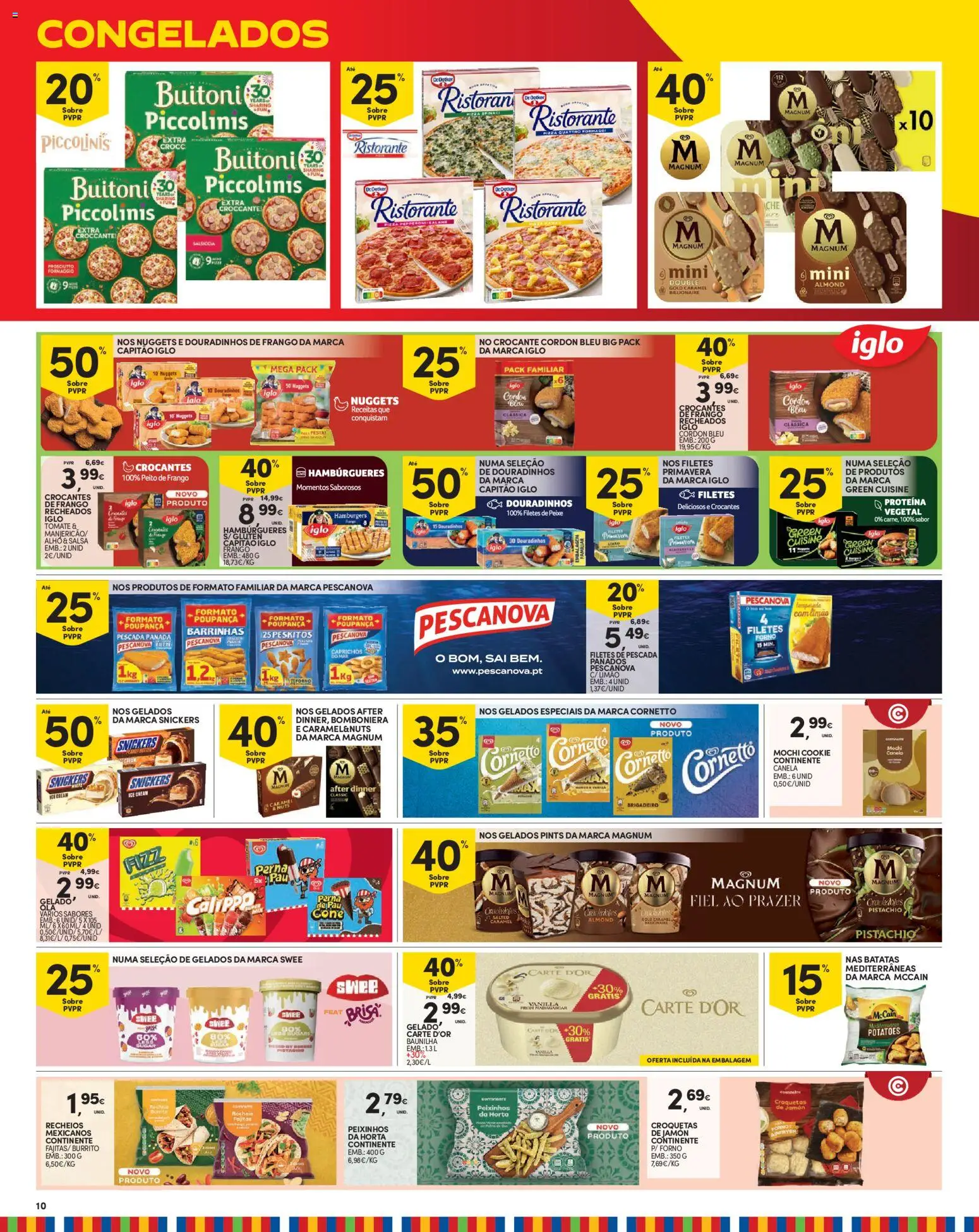 Continente folheto Madeira │ válido de 13/10/2026 | Página: 10 | Produtos: Baunilha, Forno, Pescada, Panados