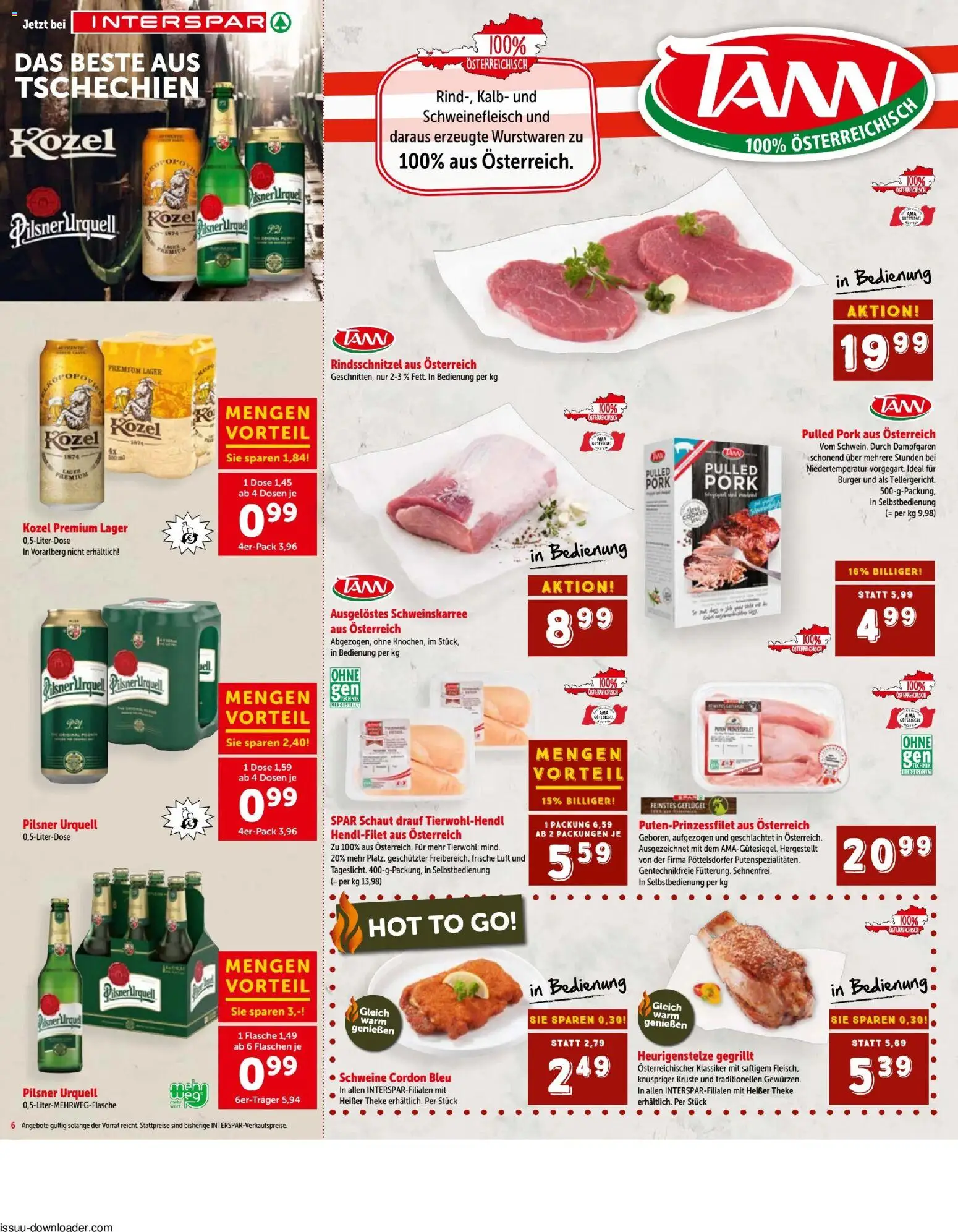 Interspar - Flugblatt gültig ab 07.05.2026 | Seite: 6 | Produkte: Schweinefleisch
