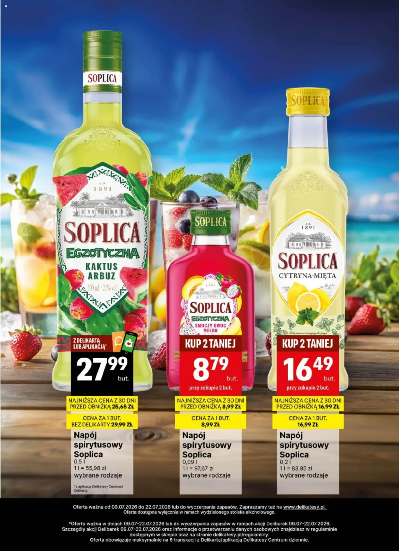 Delikatesy Centrum gazetka - DeliBarek od 09.07.2026 | Strona: 15 | Produkty: Arbuz, Melon, Smoczy owoc, Delikatesy