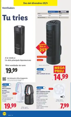 Vista previa Lidl folleto de bazar válido desde el 25.05.2026 | Página: 20 | Productos: Cable, USB, Ventilador, Mesa