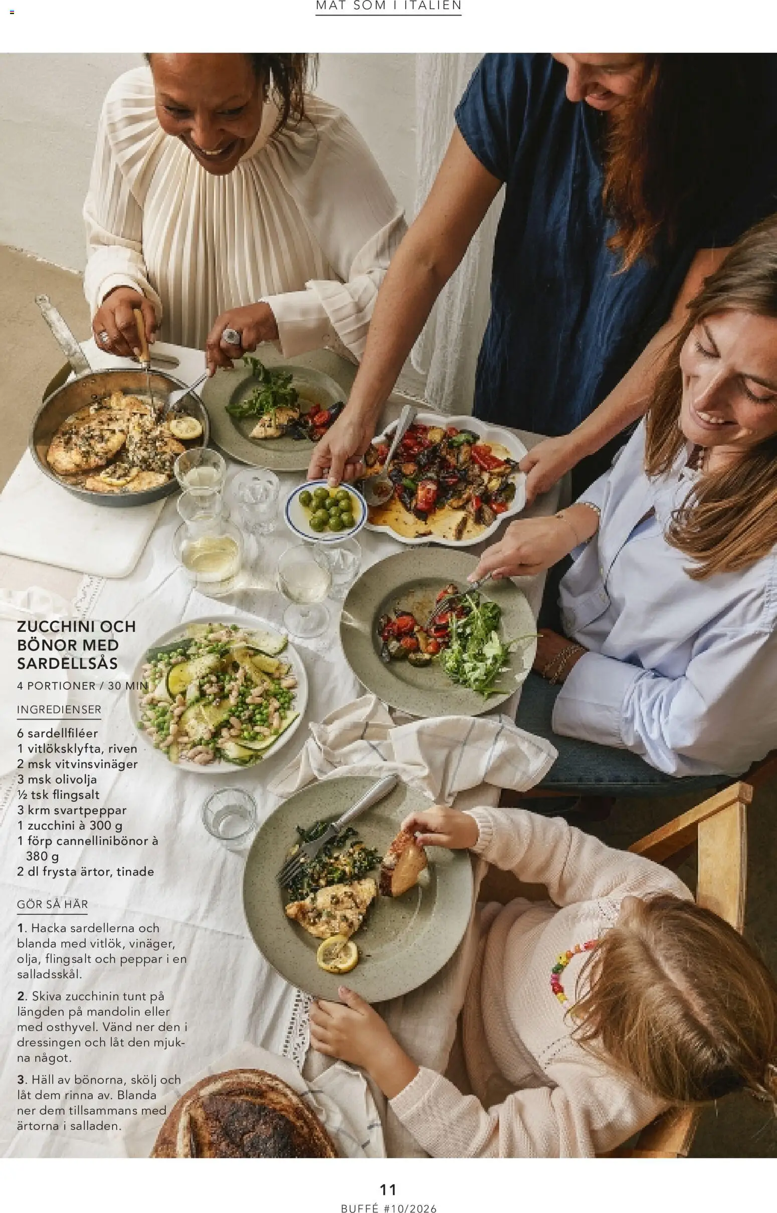 ICA Maxi reklamblad aktuell från 01/10/2026 | Sida: 11 | Produkter: Olivolja, Vitvinsvinäger, Ingredienser, Bönor