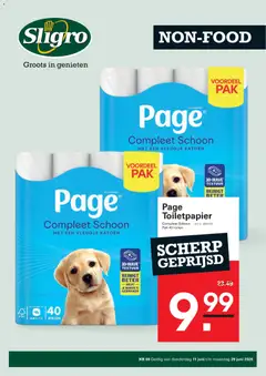 Sligro folder - Non food - Voorbeeld van een folder van Sligro, geldig van 11.06.2026