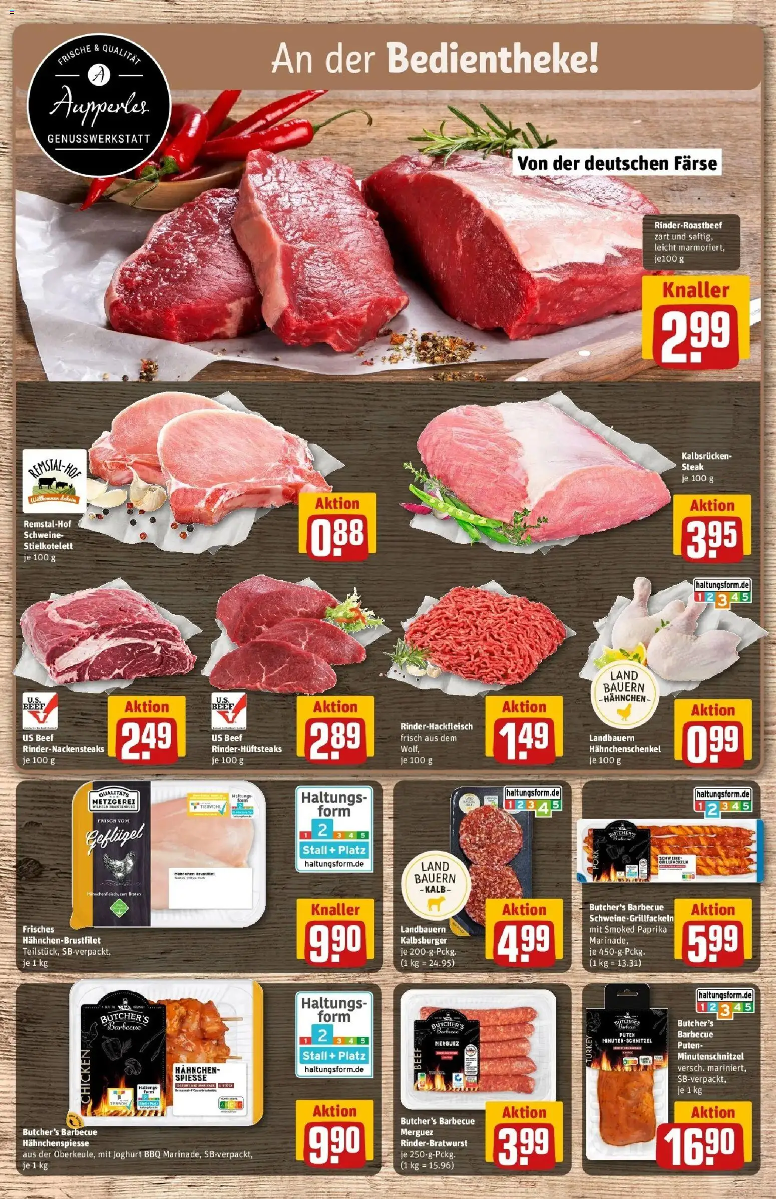Rewe Prospekt Waiblingen / Hegnach – gültig ab 17.05.2026 | Seite: 10 | Produkte: Grill, Hahnchenschenkel, Burger, Steak