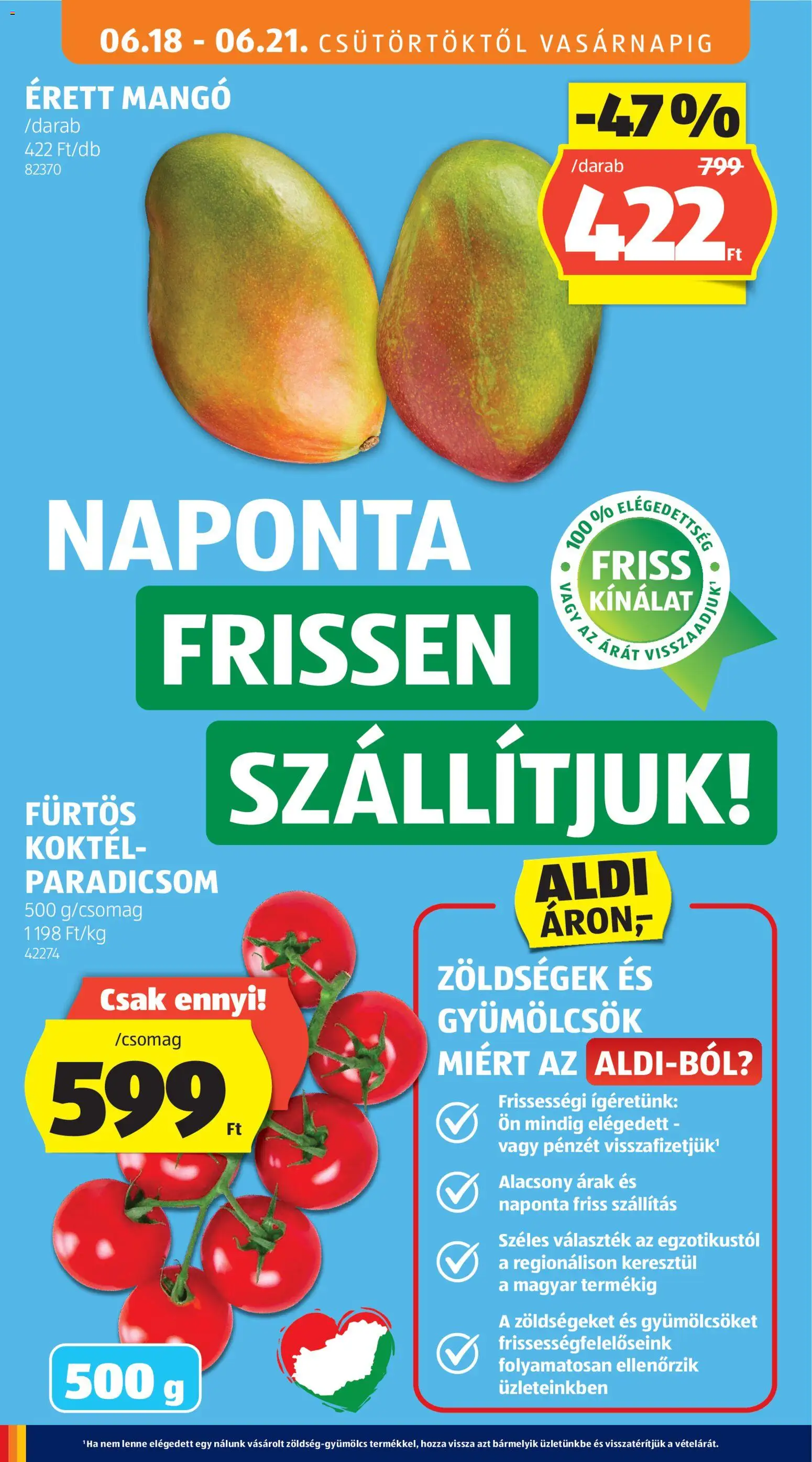 Aldi akciós ujság - amely érvényes a következő dátumtól: 18.06.2026 | Oldal: 14