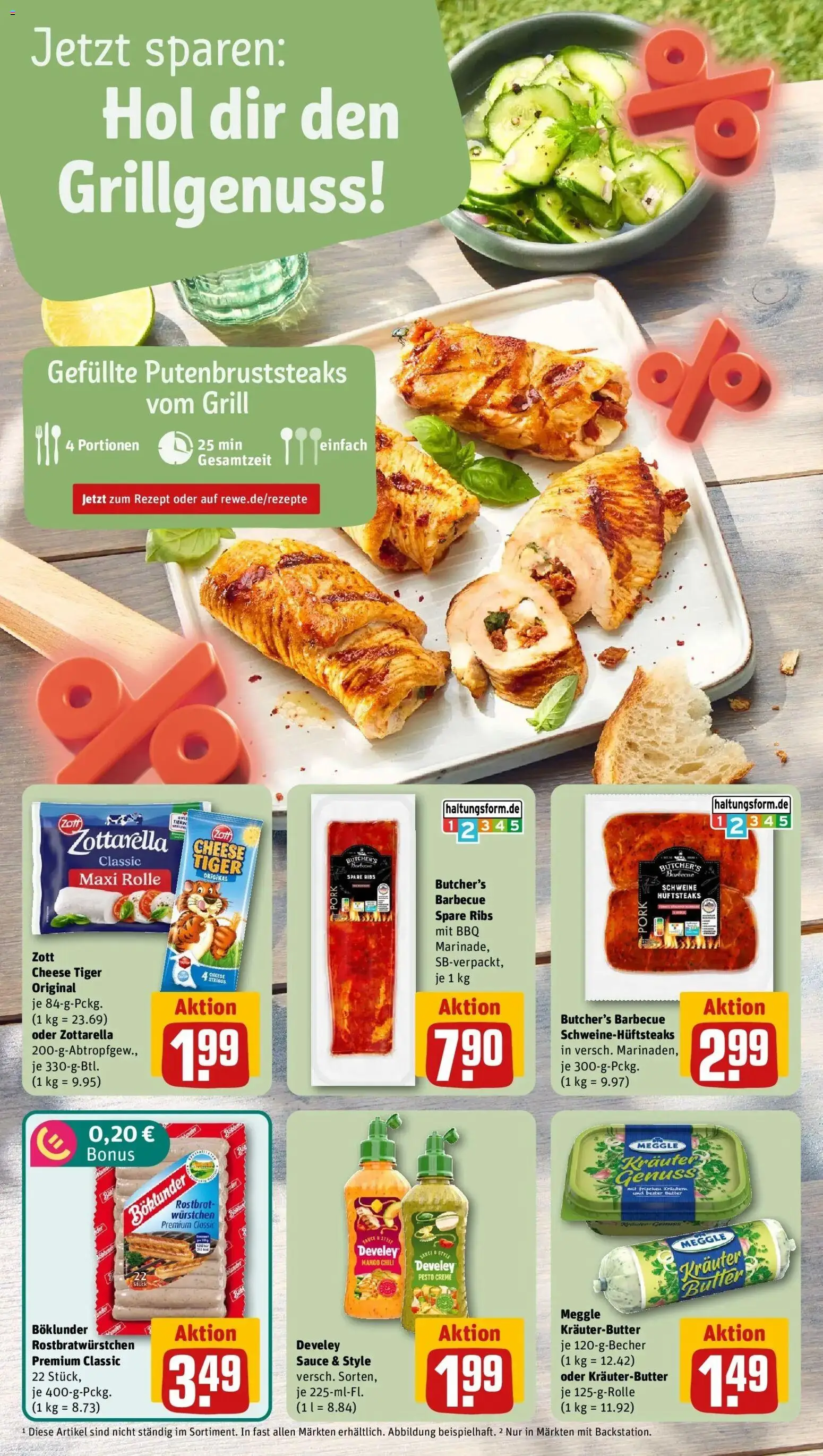 REWE Prospekt ab 03.08.2026 zum Blättern » Angebote | Seite: 4 | Produkte: Butter, Kräuterbutter, Mango, Chili