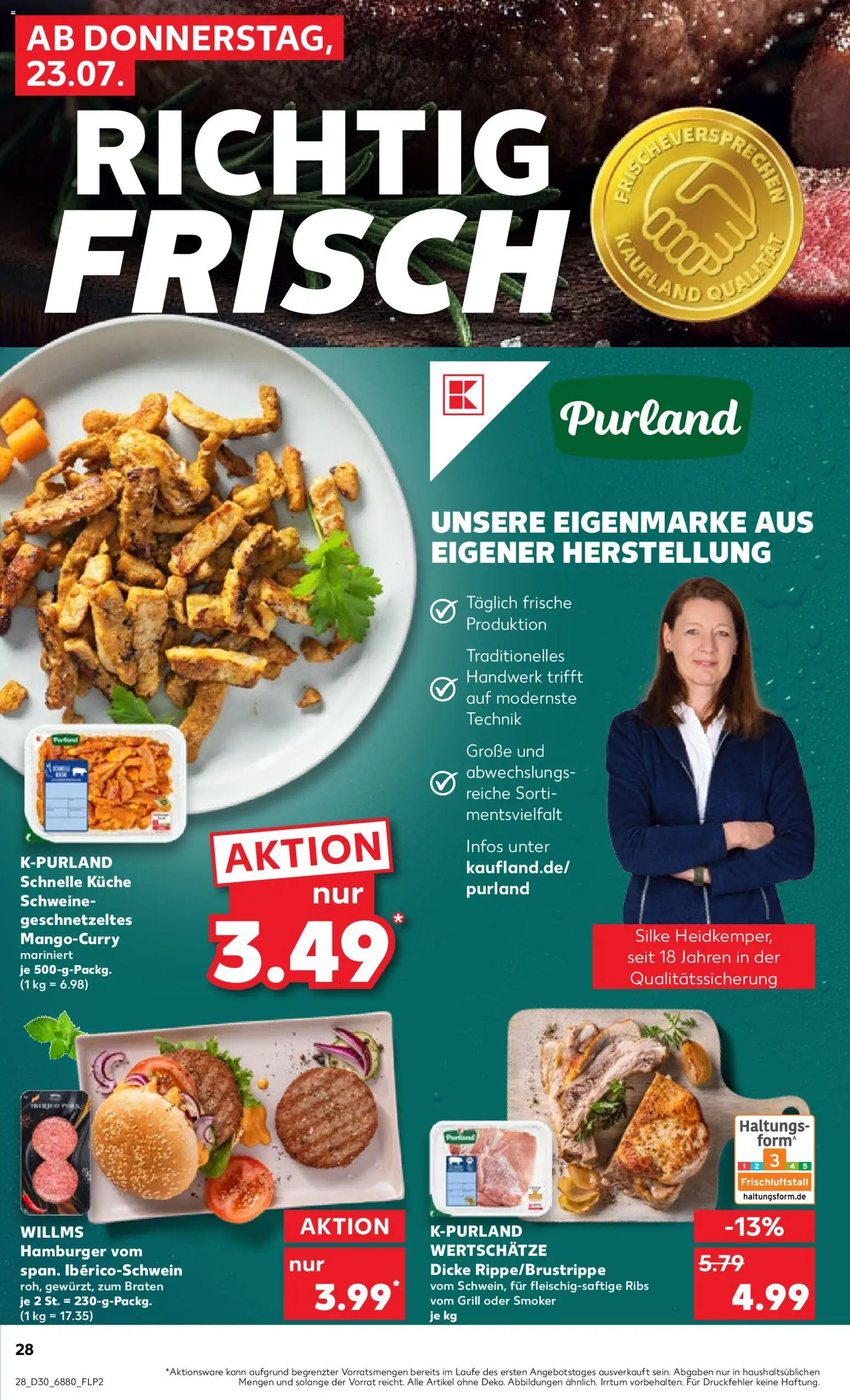 Kaufland Německo leták - Völklingen od 23.07.2026 | Strana: 28 | Produkty: Hamburger, Forma